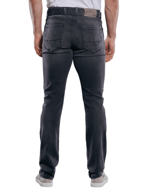 engbers Soft-Touch-Denim Jeans mit rauer Optik engbers Soft-Touch-Denim Jeans mit rauer Optik