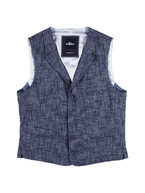 engbers elastische Sakko-Weste mit Revers engbers elastische Sakko-Weste mit Revers