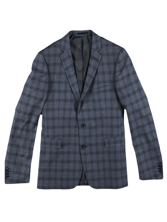 emilio adani Herren Anzugsakko mit Karomuster in Marineblau emilio adani Herren Anzugsakko mit Karomuster in Marineblau