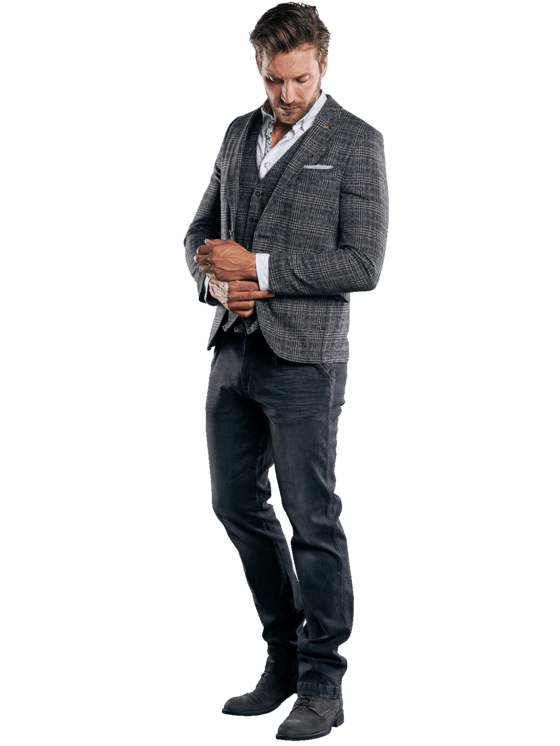 emilio adani Modisch kariertes Sakko Slim Fit emilio adani Modisch kariertes Sakko Slim Fit