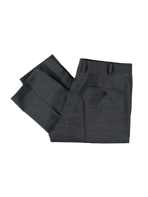 emilio adani Herren Ministruktur Anzughose slim fit in Granitgrau emilio adani Herren Ministruktur Anzughose slim fit in Granitgrau