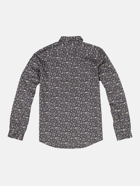 emilio adani Langarm-Hemd mit All-Over-Print emilio adani Langarm-Hemd mit All-Over-Print