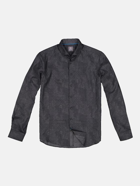 engbers Langarm-Hemd mit Jaquard-Muster engbers Langarm-Hemd mit Jaquard-Muster