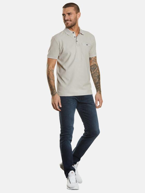 emilio adani Herren Poloshirt in Beige emilio adani Herren Poloshirt in Beige