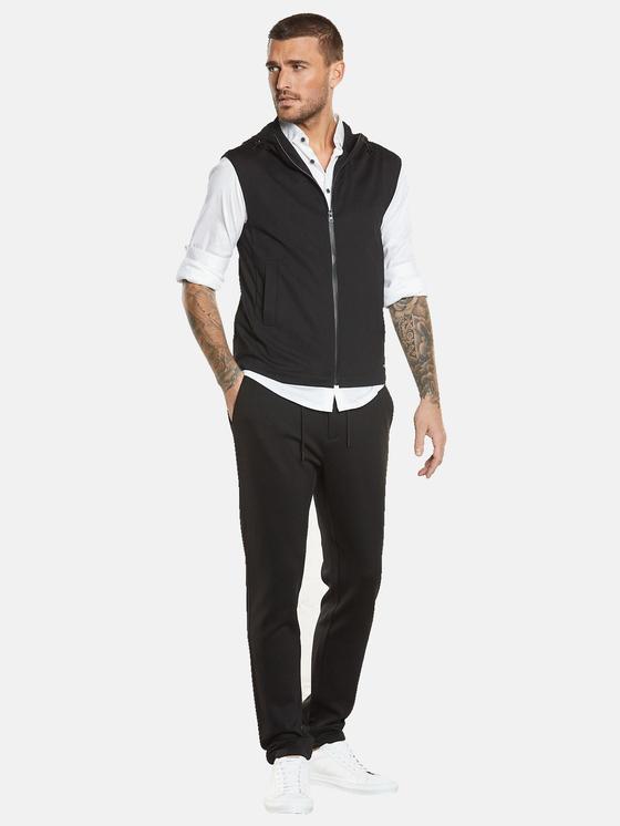 emilio adani Herren Sakko-Weste mit Zipper in Schwarz emilio adani Herren Sakko-Weste mit Zipper in Schwarz