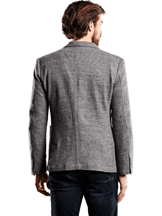 emilio adani Herren Freizeit-Sakko slim fit in Granitgrau emilio adani Herren Freizeit-Sakko slim fit in Granitgrau