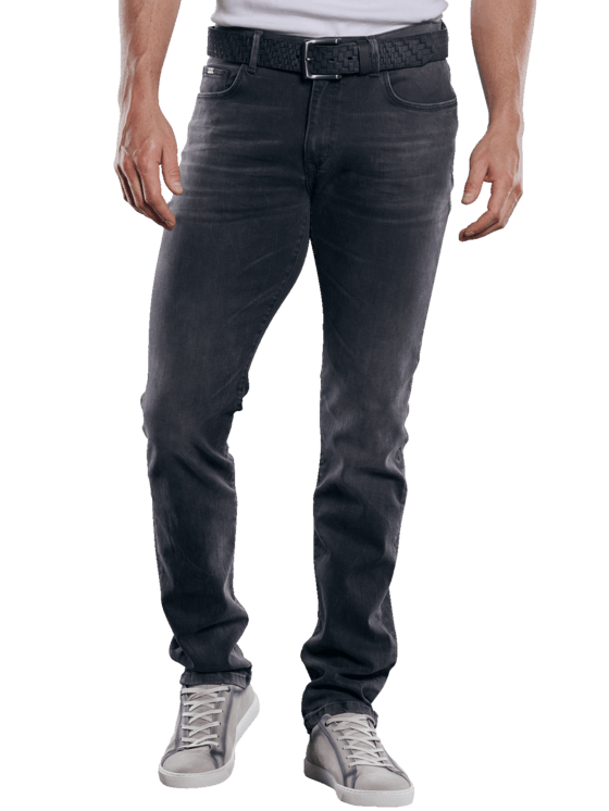 engbers Soft-Touch-Denim Jeans mit rauer Optik engbers Soft-Touch-Denim Jeans mit rauer Optik