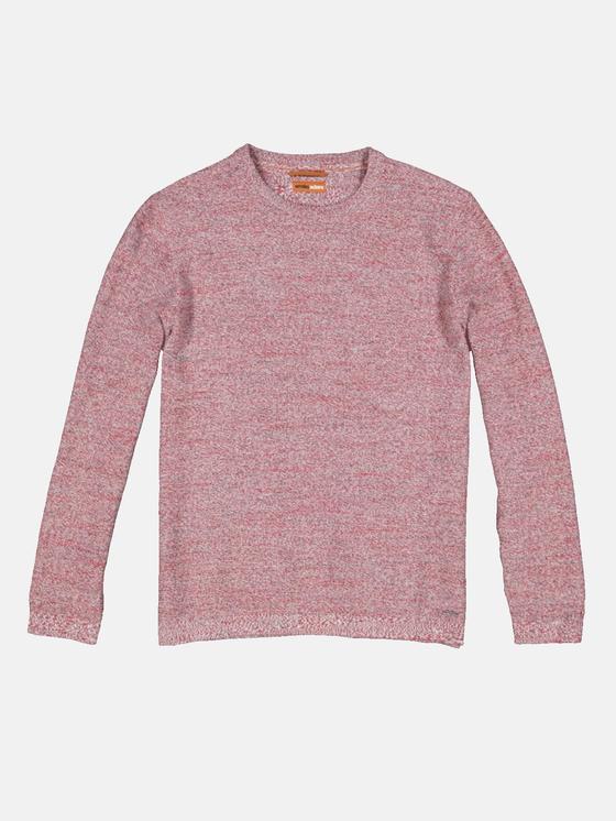 emilio adani Herren Rundhals Pullover in Feuerrot emilio adani Herren Rundhals Pullover in Feuerrot