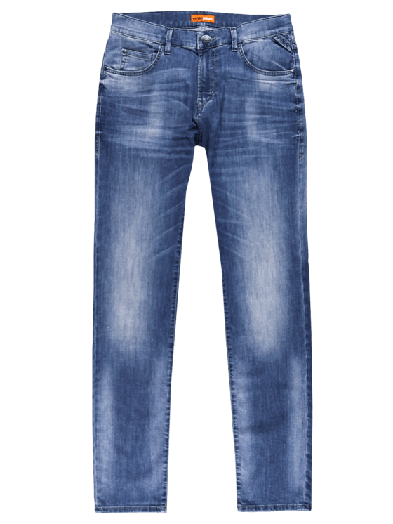 emilio adani Stretch Denim mit Washed-Out Effekt emilio adani Stretch Denim mit Washed-Out Effekt