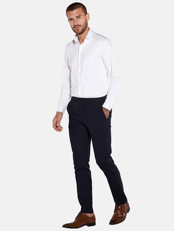 emilio adani Herren Anzug-Hose slim fit in Saphirblau emilio adani Herren Anzug-Hose slim fit in Saphirblau