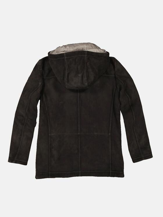 emilio adani Herren Lederparka in Schwarzbraun emilio adani Herren Lederparka in Schwarzbraun