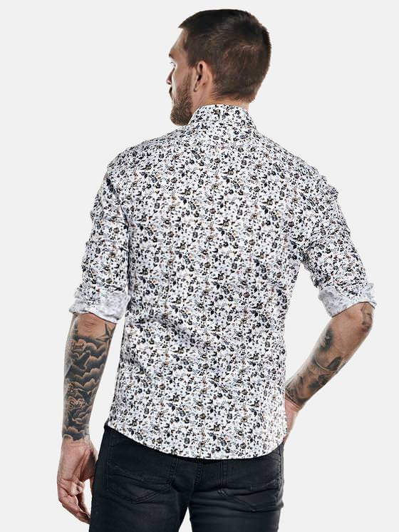 emilio adani Langarm-Hemd mit floralem Print emilio adani Langarm-Hemd mit floralem Print