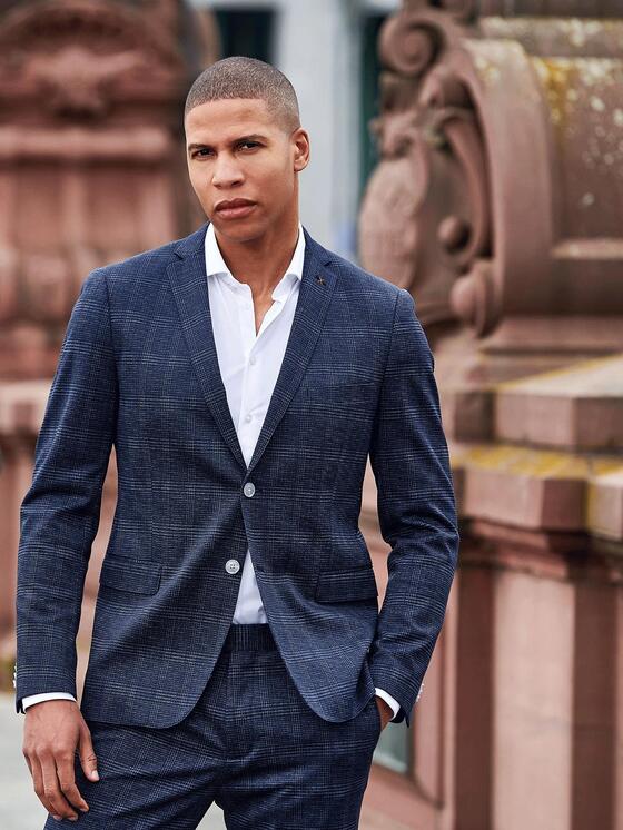 emilio adani Herren Anzughose "slim fit" in Indigoblau emilio adani Herren Anzughose "slim fit" in Indigoblau