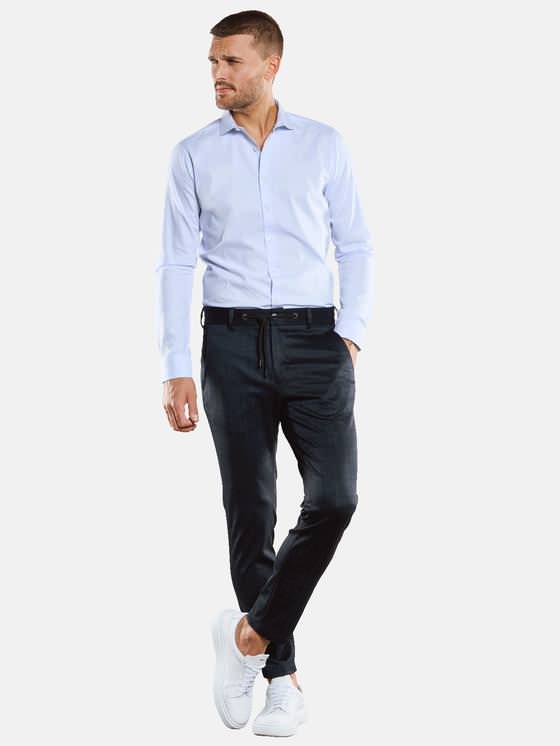 emilio adani Herren Anzughose mit Tunnelzug in Saphirblau emilio adani Herren Anzughose mit Tunnelzug in Saphirblau