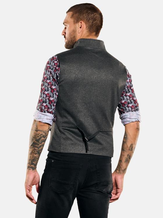 emilio adani Herren Sakko-Weste slim fit in Anthrazit emilio adani Herren Sakko-Weste slim fit in Anthrazit