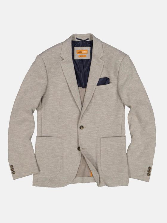 emilio adani Herren Freizeit-Sakko slim fit in Beige emilio adani Herren Freizeit-Sakko slim fit in Beige