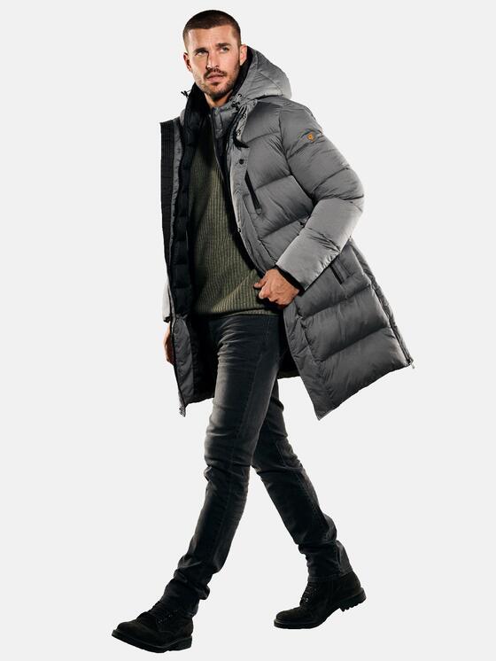 emilio adani Herren Mantel in Grau emilio adani Herren Mantel in Grau
