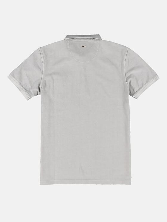 emilio adani Herren Poloshirt in Silbergrau emilio adani Herren Poloshirt in Silbergrau