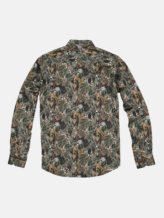 emilio adani Herren Hemd langarm in Khaki emilio adani Herren Hemd langarm in Khaki