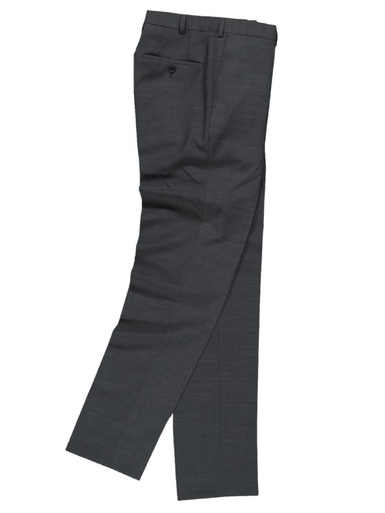 emilio adani Herren Ministruktur Anzughose slim fit in Granitgrau emilio adani Herren Ministruktur Anzughose slim fit in Granitgrau