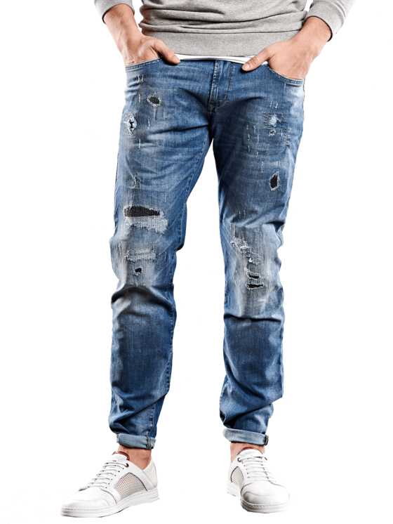 emilio adani Destroyed-Jeans emilio adani Destroyed-Jeans