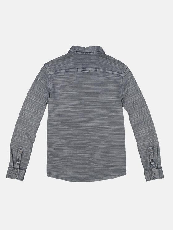 emilio adani Herren Poloshirt langarm in Dunkelgrau emilio adani Herren Poloshirt langarm in Dunkelgrau