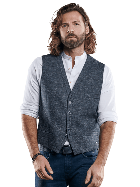 emilio adani schmale Sakkoweste aus hochelastischer Ware emilio adani schmale Sakkoweste aus hochelastischer Ware