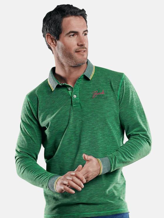 engbers Poloshirt in Flammgarnoptik engbers Poloshirt in Flammgarnoptik