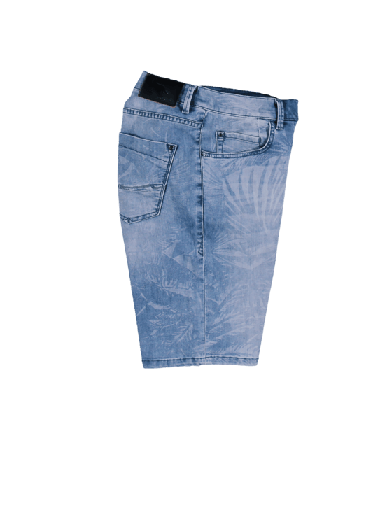 emilio adani Modische Denim Shorts mit coolem Laserprint emilio adani Modische Denim Shorts mit coolem Laserprint