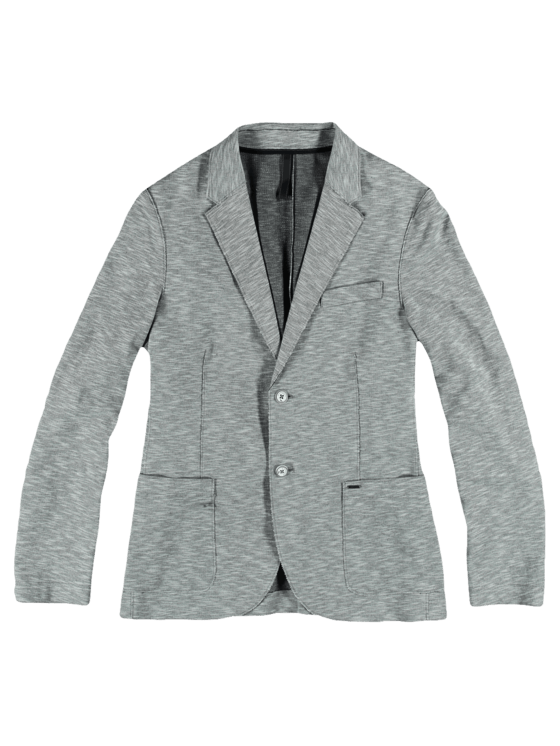 emilio adani Herren Freizeit-Sakko slim fit in Silbergrau emilio adani Herren Freizeit-Sakko slim fit in Silbergrau