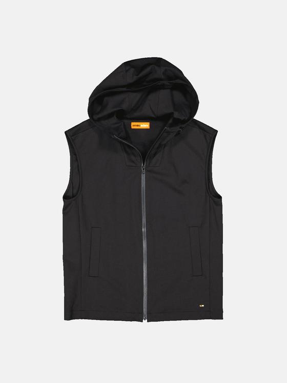 emilio adani Herren Sakko-Weste mit Zipper in Schwarz emilio adani Herren Sakko-Weste mit Zipper in Schwarz