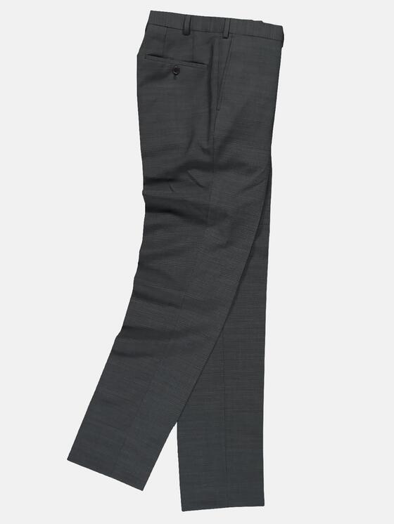 emilio adani Herren Ministruktur Anzughose slim fit in Granitgrau emilio adani Herren Ministruktur Anzughose slim fit in Granitgrau