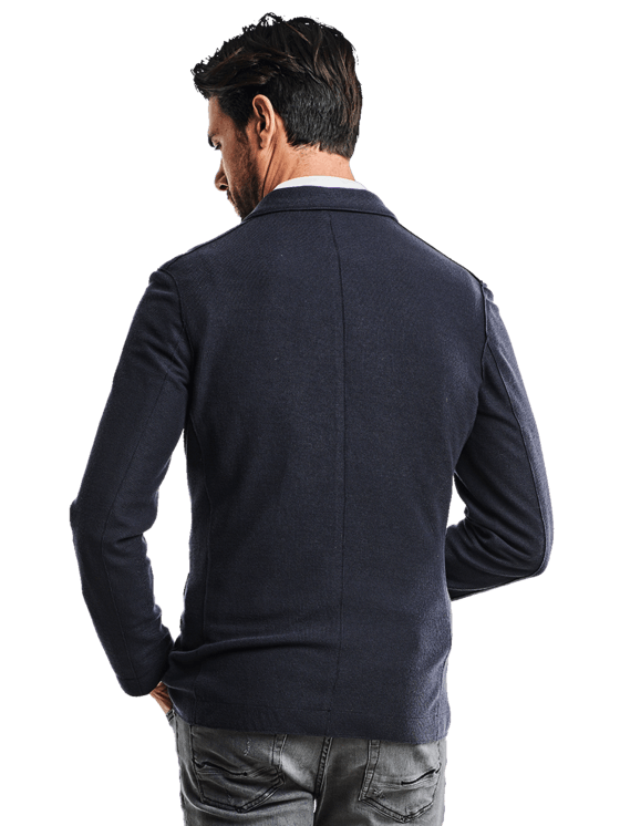 emilio adani Herren Freizeit-Sakko slim fit in Saphirblau emilio adani Herren Freizeit-Sakko slim fit in Saphirblau