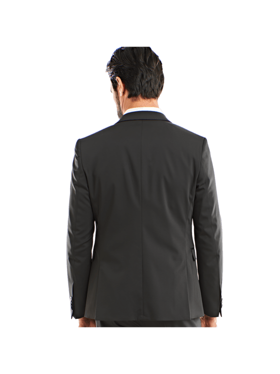 emilio adani Herren Anzugsakko slim fit in Schwarz emilio adani Herren Anzugsakko slim fit in Schwarz