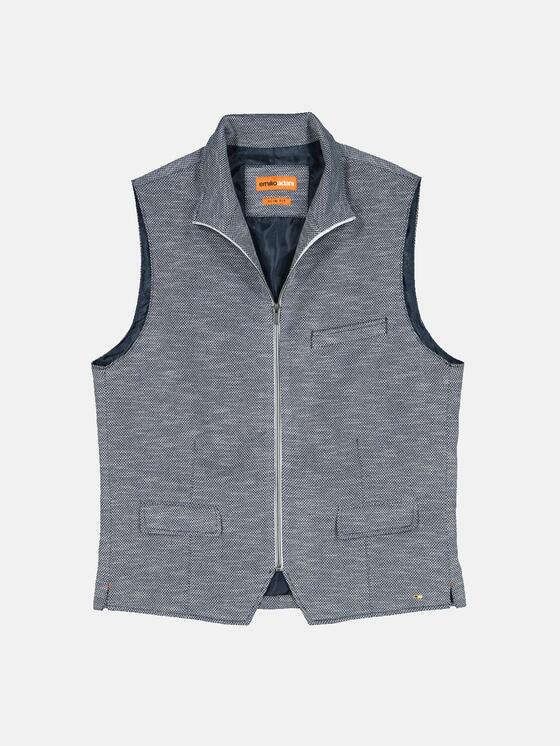 emilio adani Herren Sakkoweste in Saphirblau emilio adani Herren Sakkoweste in Saphirblau