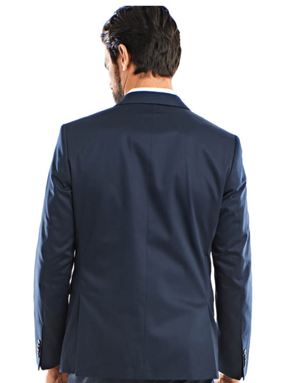 emilio adani Herren Anzugsakko slim fit in Saphirblau emilio adani Herren Anzugsakko slim fit in Saphirblau