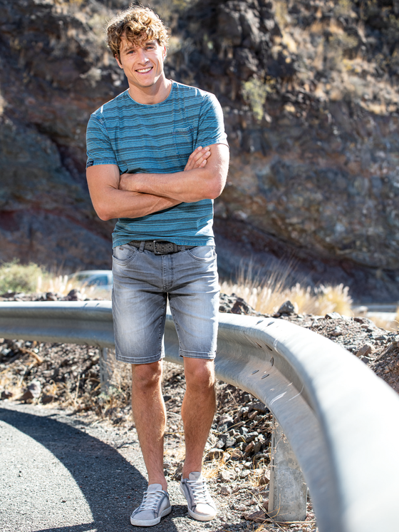 engbers Elastische Denim-Shorts mit modischer Waschung engbers Elastische Denim-Shorts mit modischer Waschung