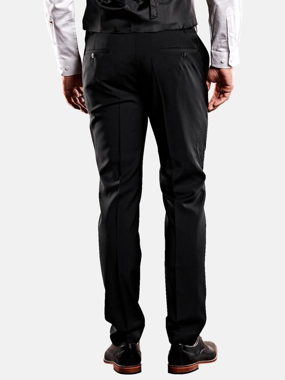 emilio adani Herren Anzughose slim fit in Schwarz emilio adani Herren Anzughose slim fit in Schwarz