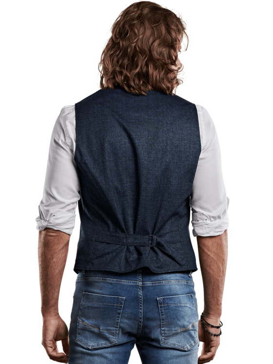 emilio adani Herren Sakkoweste in Indigoblau emilio adani Herren Sakkoweste in Indigoblau