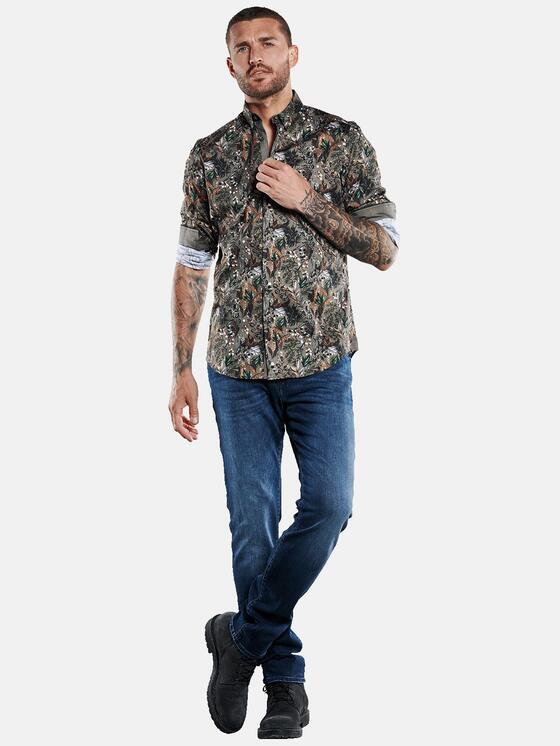 emilio adani Herren Hemd langarm in Khaki emilio adani Herren Hemd langarm in Khaki