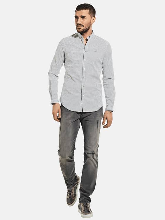 emilio adani Modisches Langarmhemd mit Comfort-Stretch-Anteil emilio adani Modisches Langarmhemd mit Comfort-Stretch-Anteil