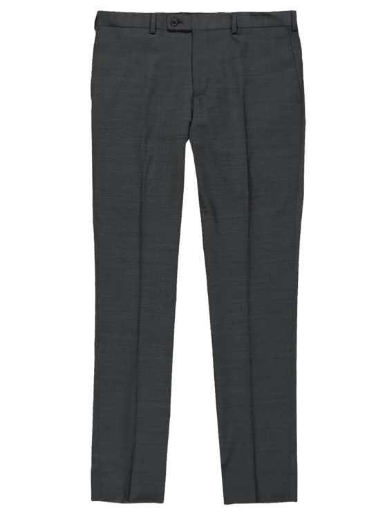 emilio adani Herren Ministruktur Anzughose slim fit in Granitgrau emilio adani Herren Ministruktur Anzughose slim fit in Granitgrau