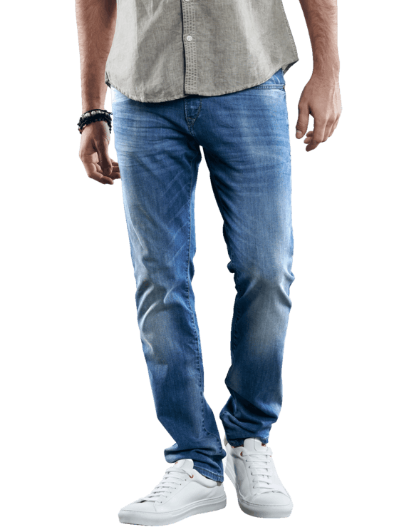 emilio adani Stretch Denim mit Washed-Out Effekt emilio adani Stretch Denim mit Washed-Out Effekt