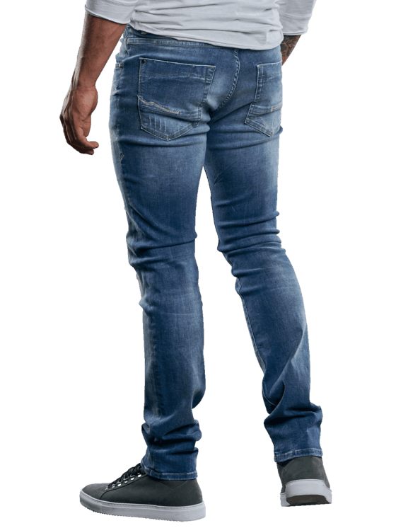 emilio adani Superstretch Jeans mit modischen Destroys emilio adani Superstretch Jeans mit modischen Destroys