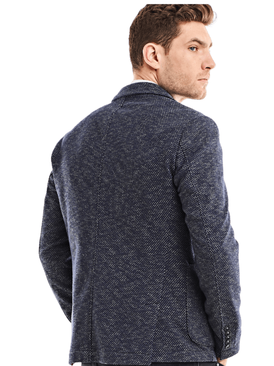 emilio adani Herren Freizeit-Sakko slim fit in Saphirblau emilio adani Herren Freizeit-Sakko slim fit in Saphirblau