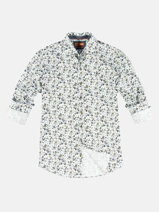 emilio adani Langarm-Hemd mit floralem Print emilio adani Langarm-Hemd mit floralem Print