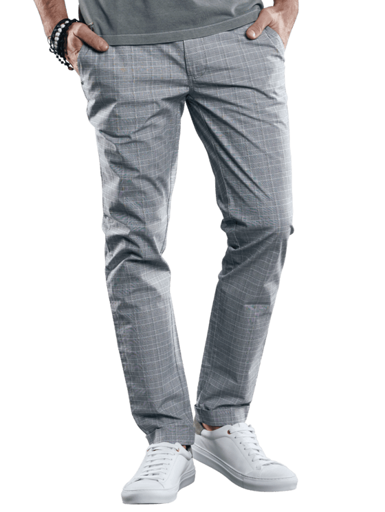 emilio adani modische Chino im Dessin emilio adani modische Chino im Dessin