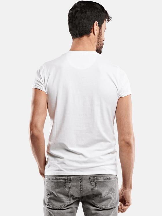 Herren Emilio Adani Rundhals T Shirt In Reinweiss Kaufen 27167