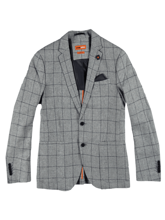 emilio adani Herren Freizeit-Sakko slim fit in Mausgrau emilio adani Herren Freizeit-Sakko slim fit in Mausgrau