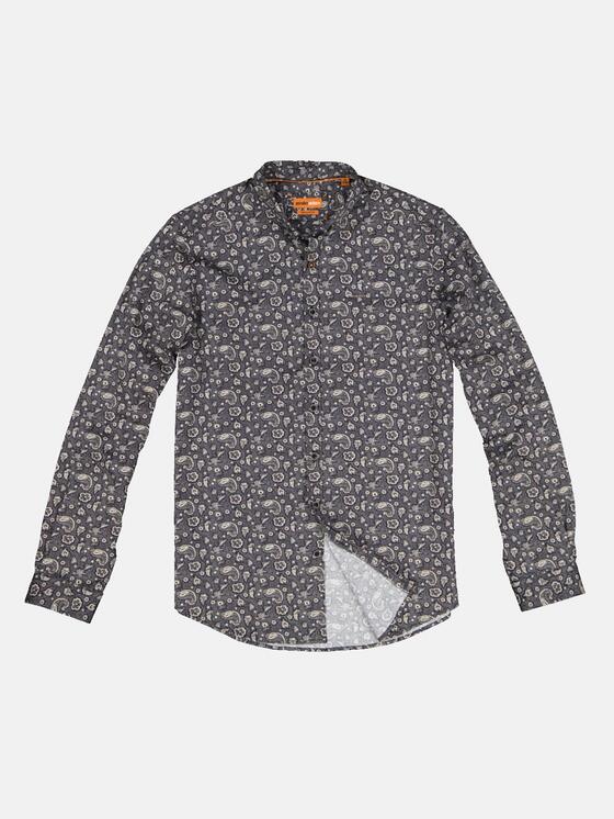 emilio adani Langarm-Hemd mit All-Over-Print emilio adani Langarm-Hemd mit All-Over-Print
